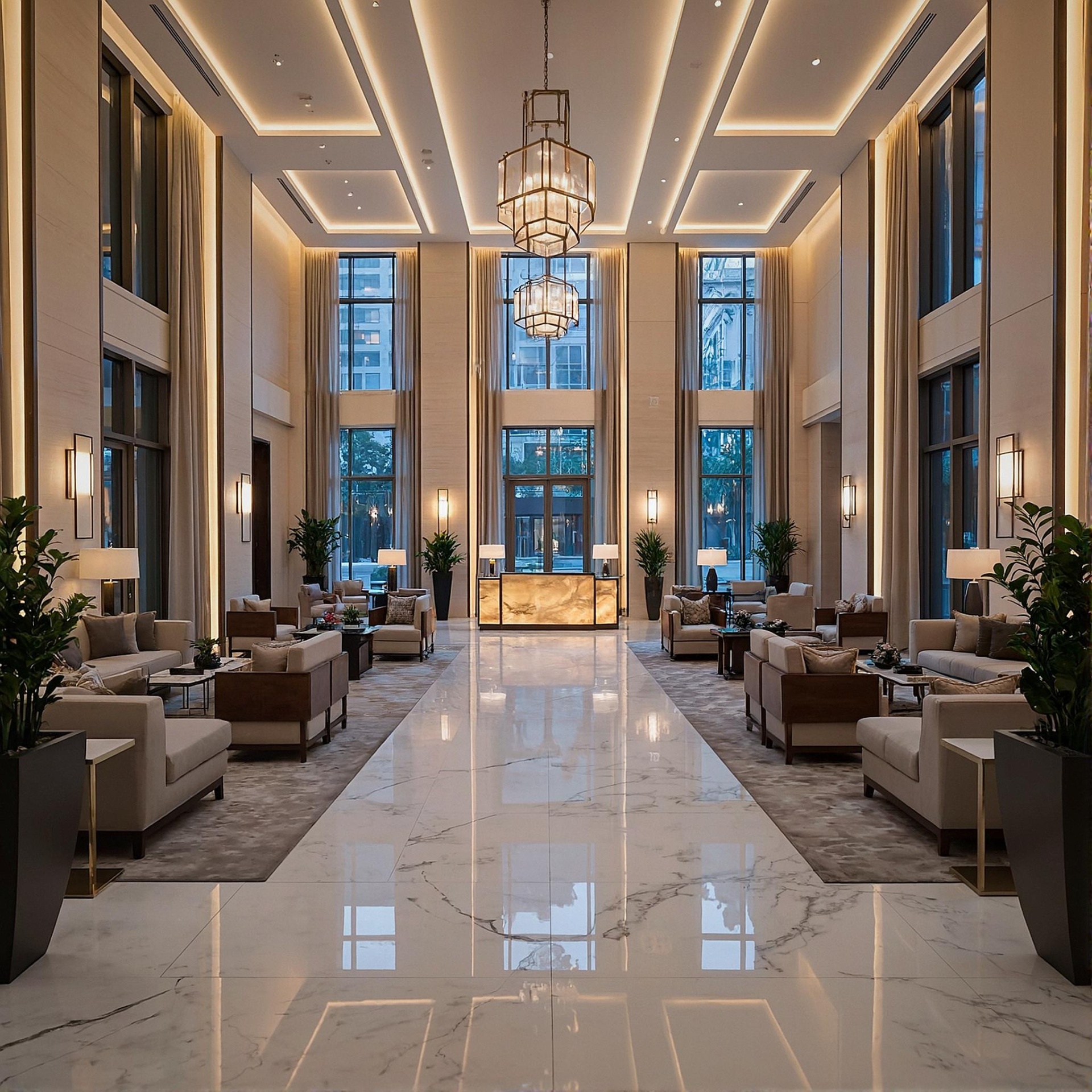 Luxury Condo Lobby