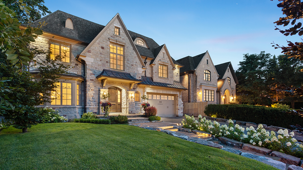 Elegant limestone luxury home