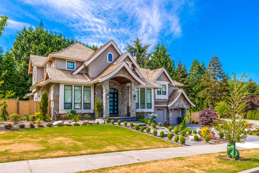Craftsman style home with large porch