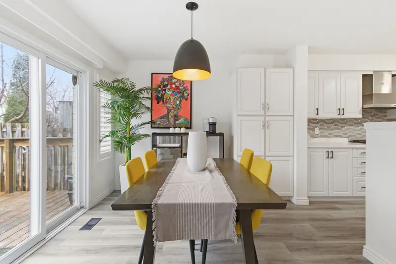 Virtually staged dining room — Kitchener real estate photography by Estate Shutter