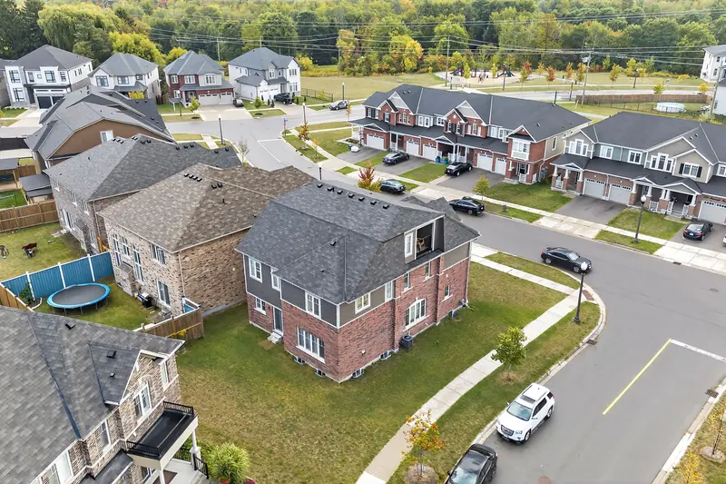 Street aerial — Kitchener real estate photography by Estate Shutter