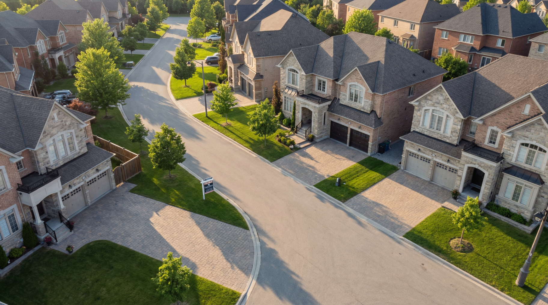 Vaughan Ontario luxury homes drone real estate photography